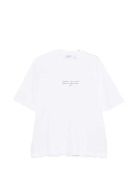 logo-print T-shirt by OFF-WHITE