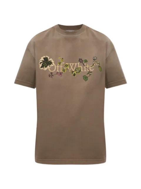 logo-print T-shirt by OFF-WHITE