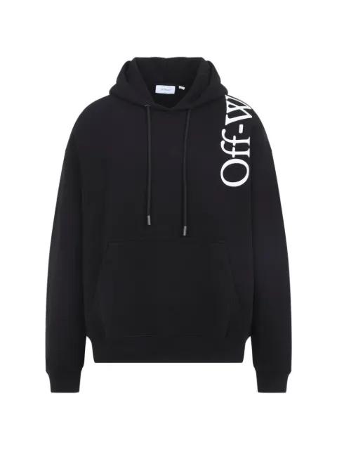 logo-print cotton hoodie by OFF-WHITE