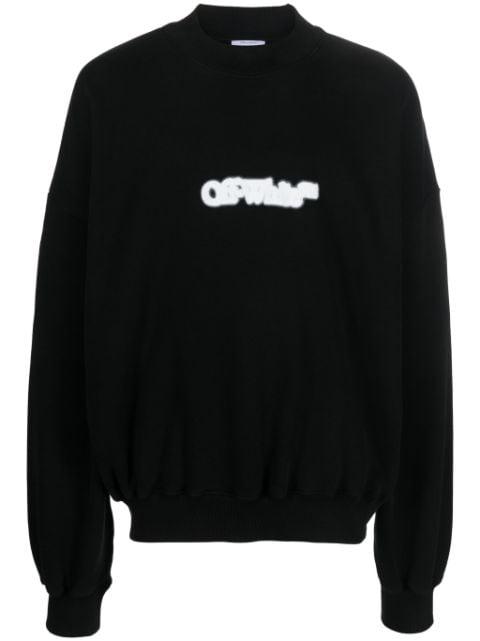 logo-print cotton sweatshirt by OFF-WHITE