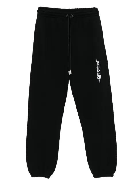 logo-print drawstring track pants by OFF-WHITE