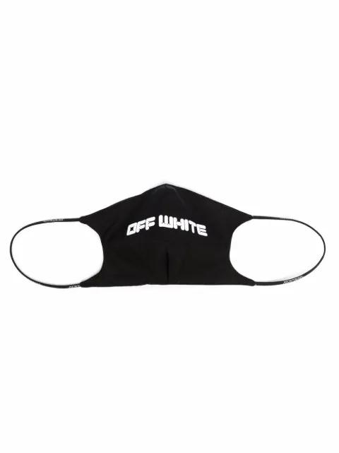 logo-print face mask by OFF-WHITE