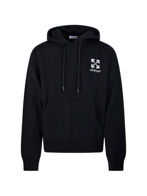 logo-print hoodie by OFF-WHITE