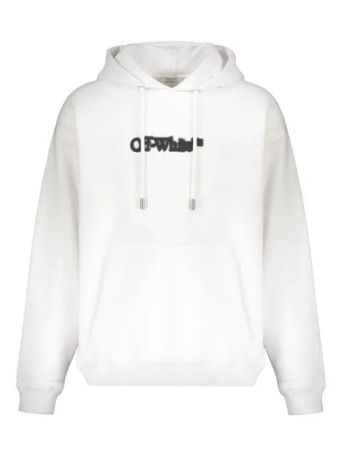 logo-print hoodie by OFF-WHITE