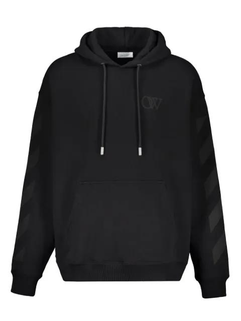 logo-print hoodie by OFF-WHITE
