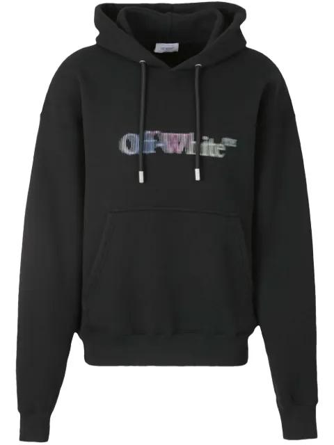 logo-print hoodie by OFF-WHITE