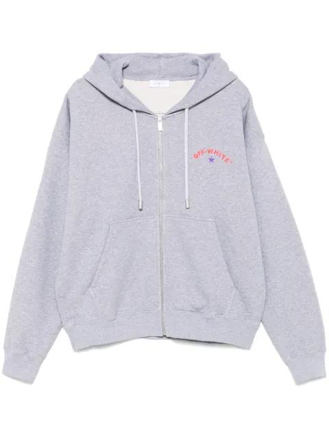 logo-print hoodie by OFF-WHITE