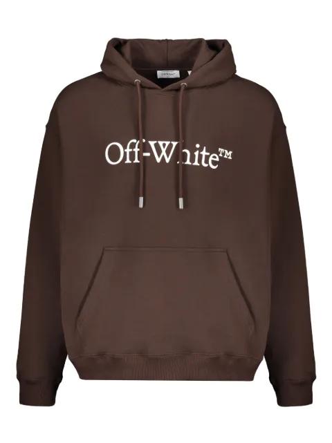 logo-print hoodie by OFF-WHITE
