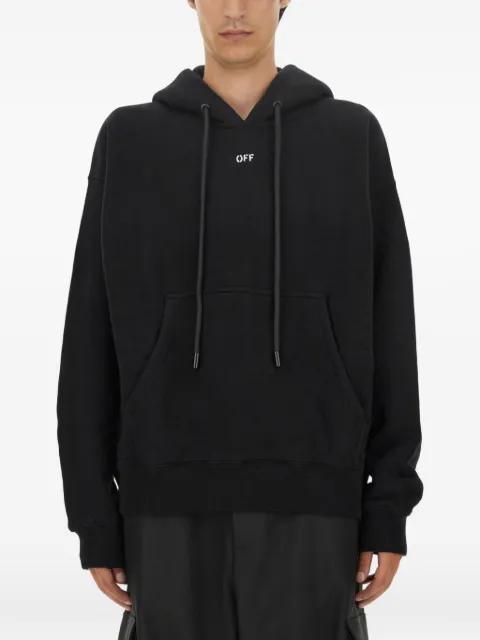 logo-print hoodie by OFF-WHITE