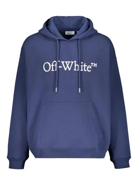 logo-print hoodie by OFF-WHITE