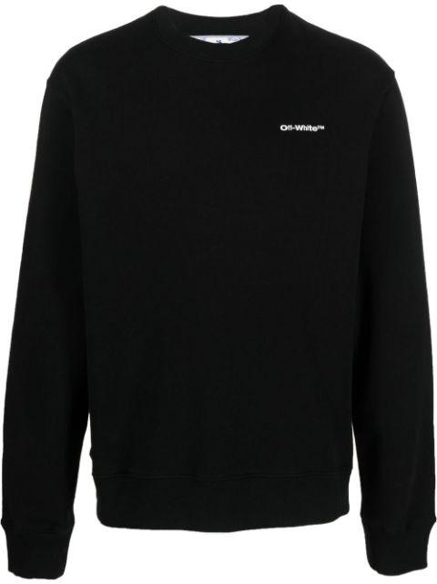 logo-print long-sleeve sweatshirt by OFF-WHITE