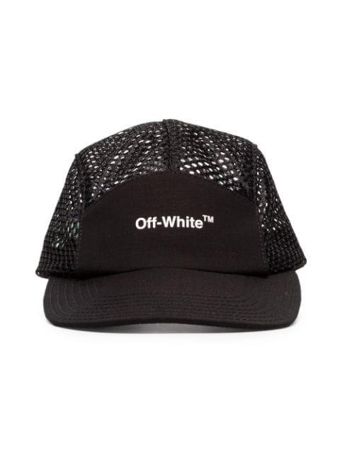 logo-print mesh cap by OFF-WHITE