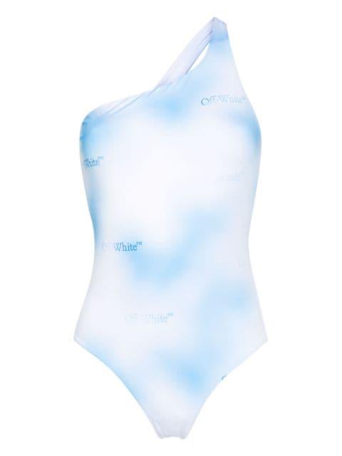 logo-print ombré swimsuit by OFF-WHITE