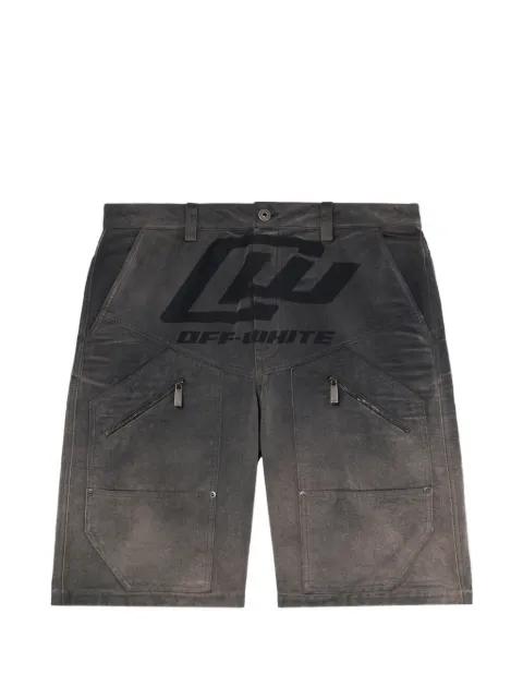 logo-print short by OFF-WHITE