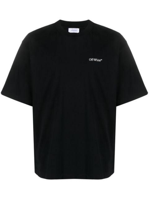 logo-print short-sleeve T-shirt by OFF-WHITE