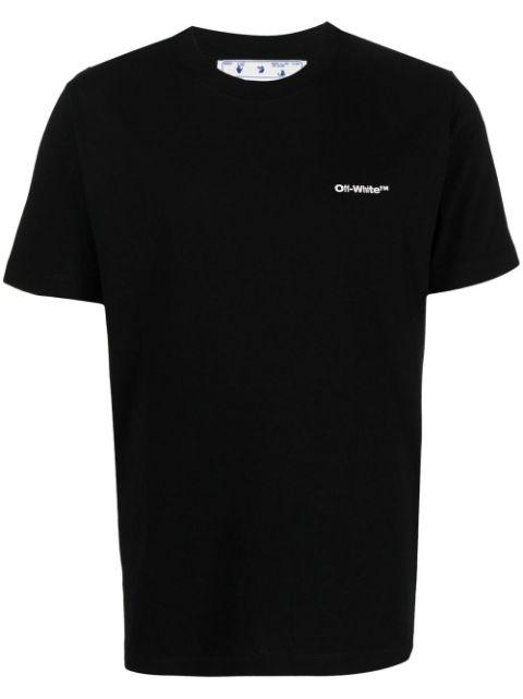 logo-print short-sleeve T-shirt by OFF-WHITE