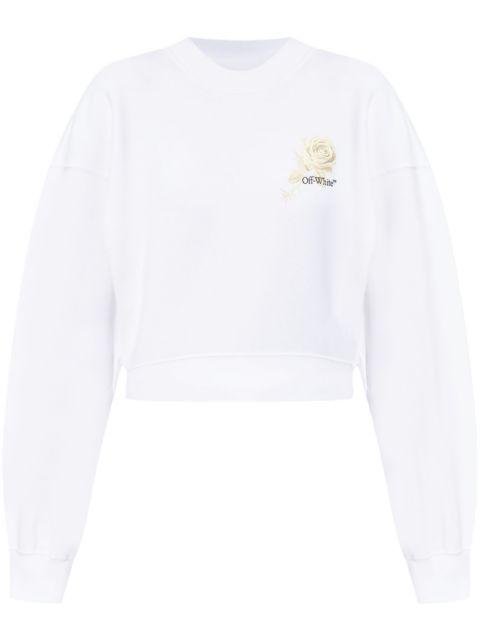 logo-print sweatshirt by OFF-WHITE