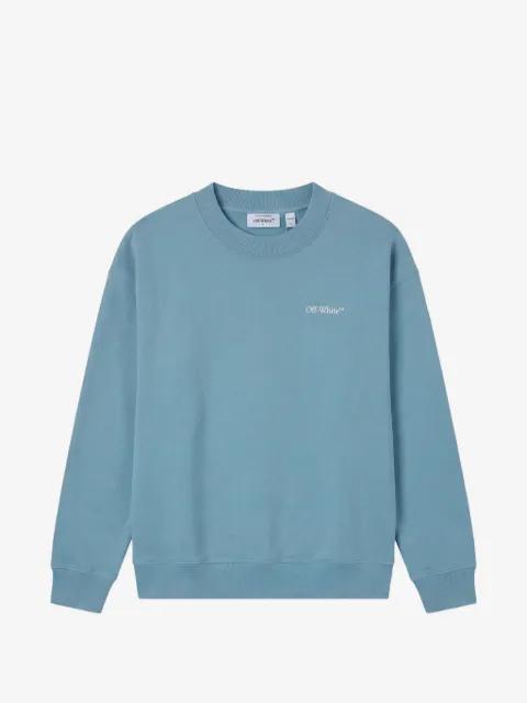 logo-print sweatshirt by OFF-WHITE