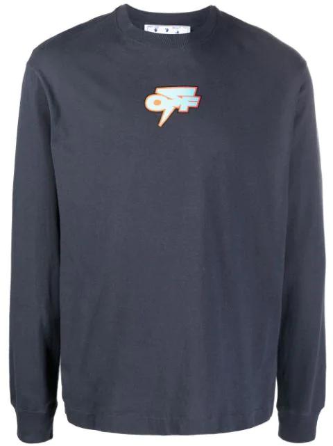 logo-print sweatshirt by OFF-WHITE