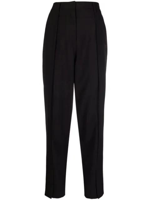 logo-print tailored trousers by OFF-WHITE
