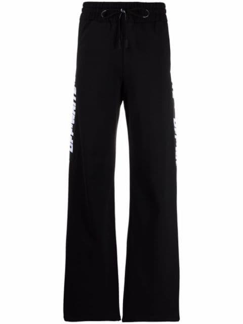 logo-print track pants by OFF-WHITE