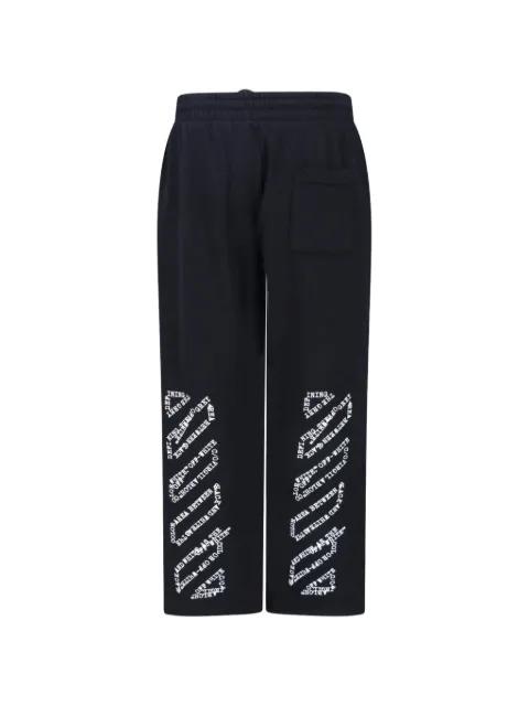 logo-print track pants by OFF-WHITE