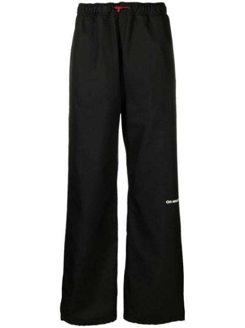 logo-print track pants by OFF-WHITE