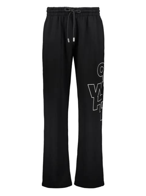 logo-print track pants by OFF-WHITE