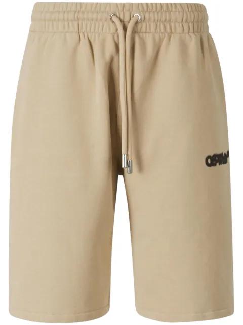 logo-print track shorts by OFF-WHITE