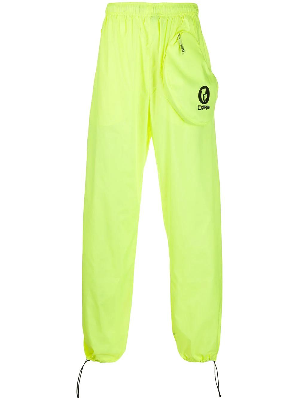 logo printed track pants by OFF-WHITE