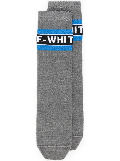 logo stripe socks by OFF-WHITE