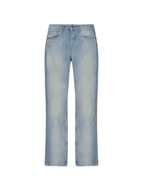 logo-tag straight-leg jeans by OFF-WHITE