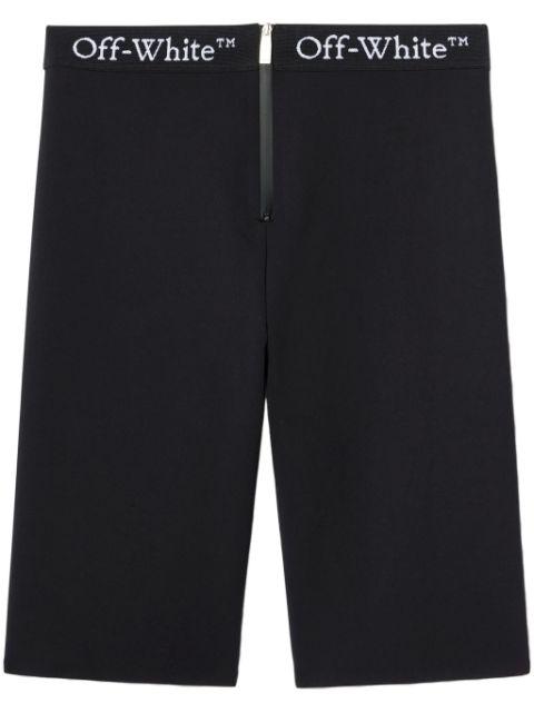 logo-waistband zip shorts by OFF-WHITE