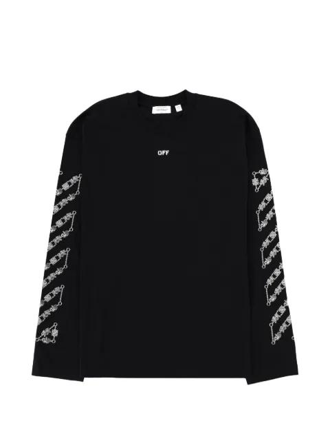 long-sleeve graphic T-shirt by OFF-WHITE