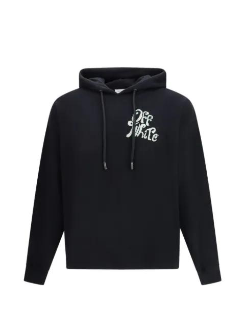 long-sleeve logo hoodie by OFF-WHITE