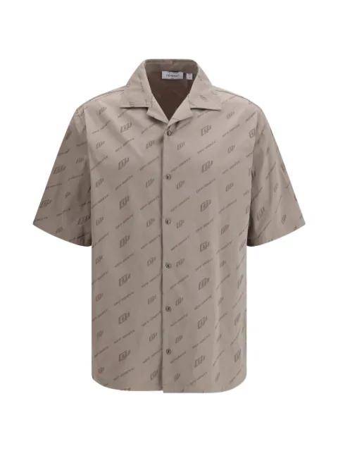 monogram-print short-sleeved shirt by OFF-WHITE