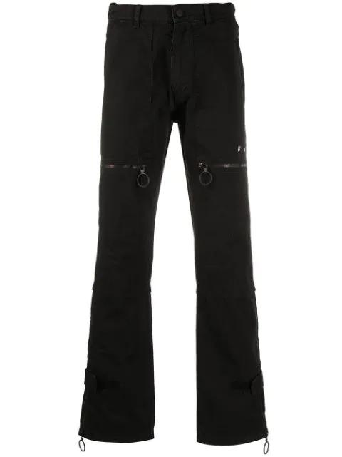 multi-pocket straight-leg jeans by OFF-WHITE