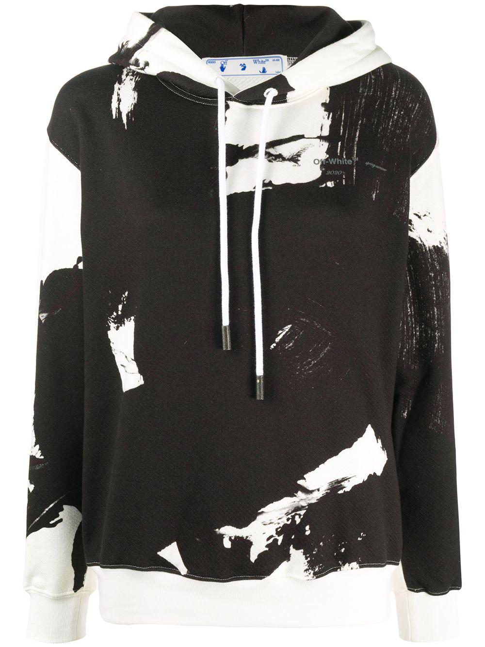 painted hoodie by OFF-WHITE