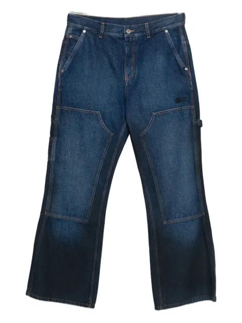panelled cotton jeans by OFF-WHITE