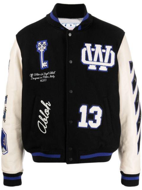 patch-detail bomber jacket by OFF-WHITE