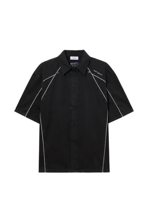 piped short-sleeve shirt by OFF-WHITE