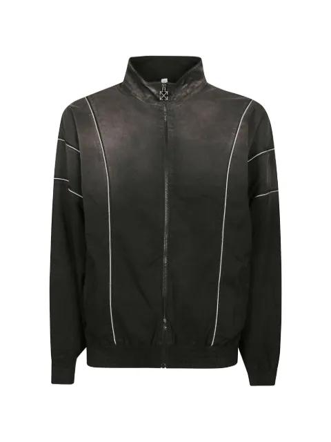 piped-trim zip-up jacket by OFF-WHITE