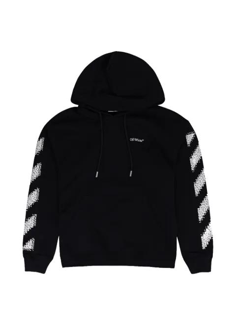 pixel diag skate hoodie by OFF-WHITE