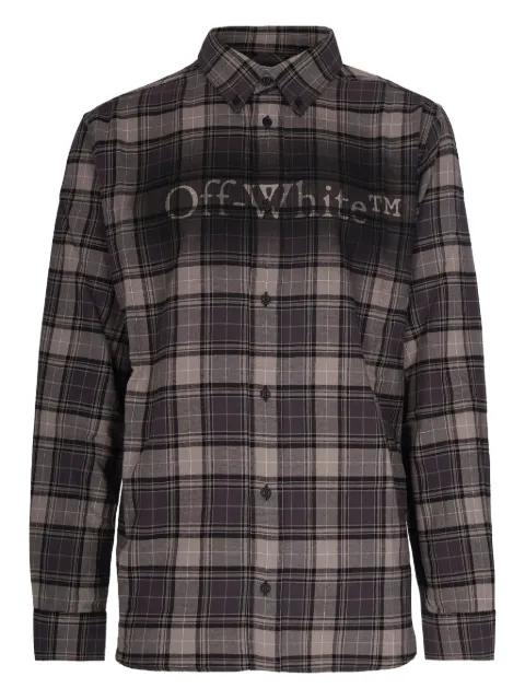 plaid long sleeve shirt by OFF-WHITE