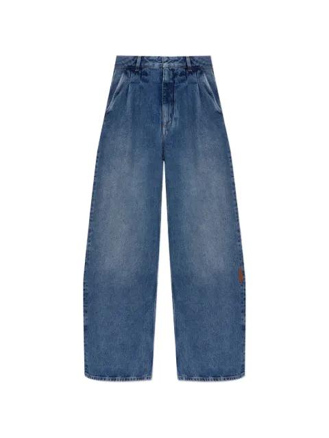 pleated wide-leg jeans by OFF-WHITE