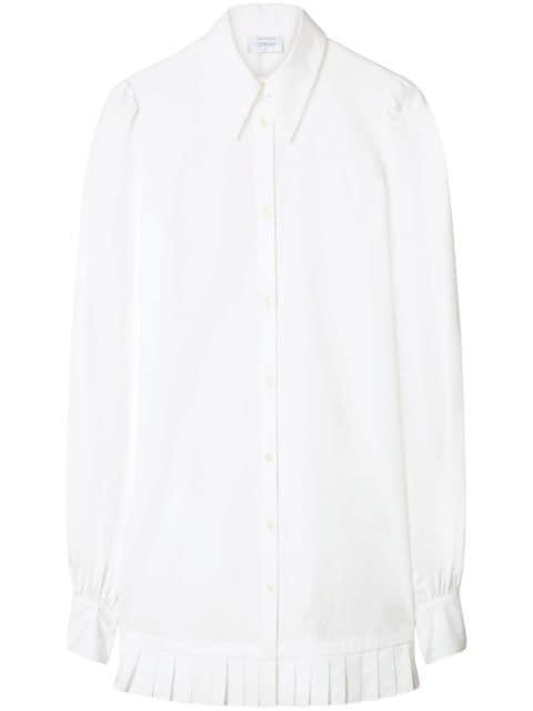 poplin pleated shirt dress by OFF-WHITE
