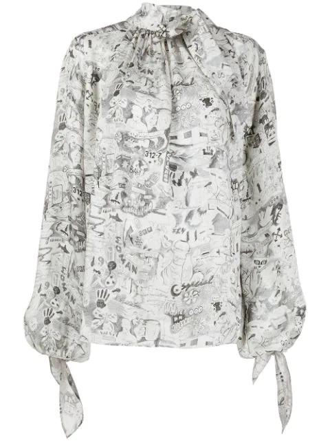 printed blouse by OFF-WHITE