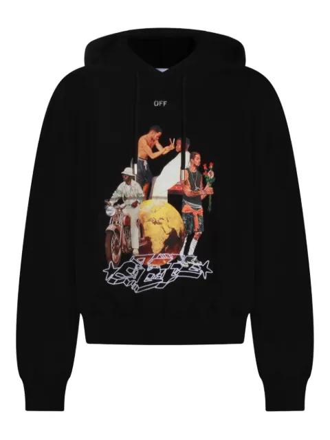 printed hoodie by OFF-WHITE