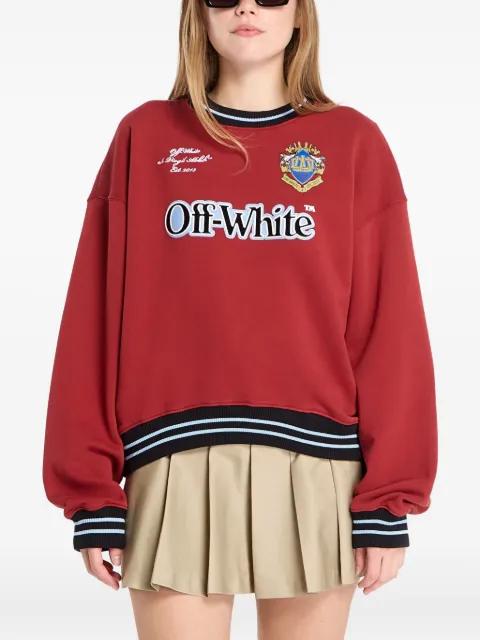 printed-logo sweatshirt by OFF-WHITE