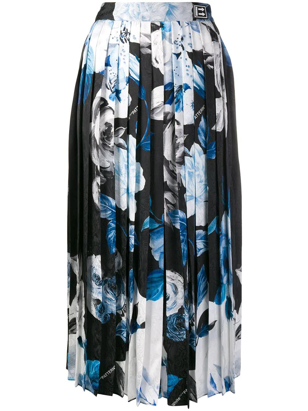 printed pleated skirt by OFF-WHITE